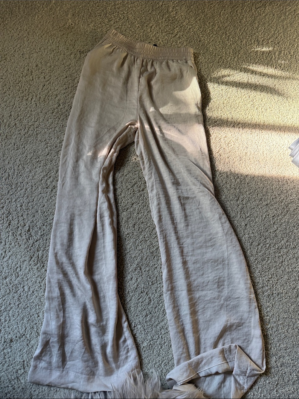 Divided Light Beige Elastic Waist Lounge Pants